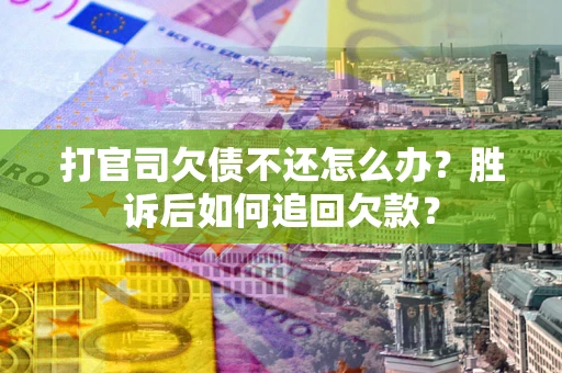 北京打官司欠债不还怎么办？胜诉后如何追回欠款？
