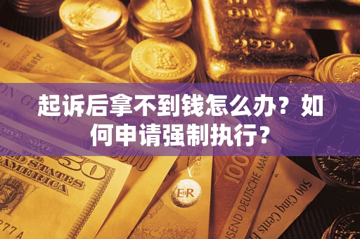 北京起诉后拿不到钱怎么办？如何申请强制执行？