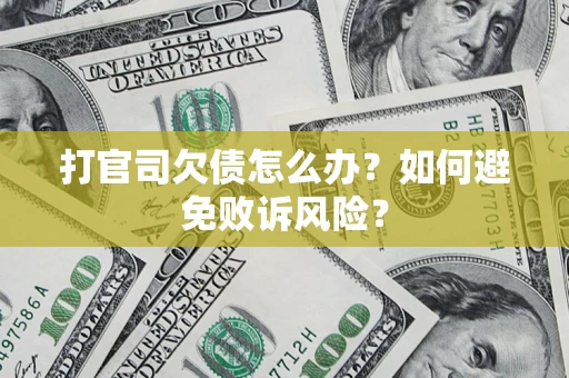 北京打官司欠债怎么办？如何避免败诉风险？