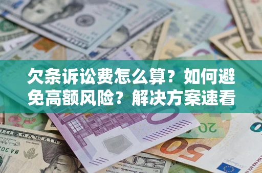 北京欠条诉讼费怎么算？如何避免高额风险？解决方案速看！