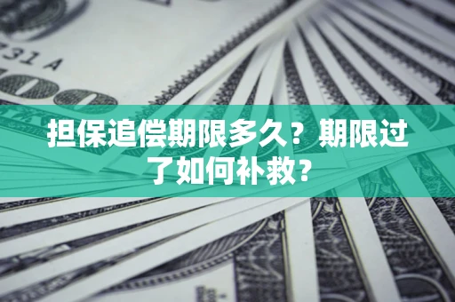 北京担保追偿期限多久？期限过了如何补救？
