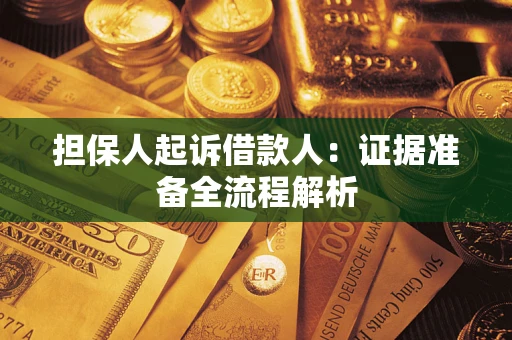 北京担保人起诉借款人：证据准备全流程解析