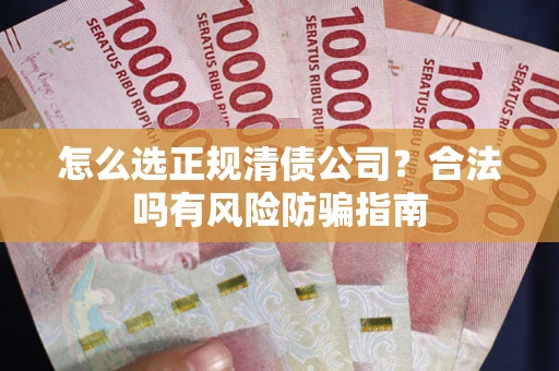 北京怎么选正规清债公司？合法吗有风险防骗指南